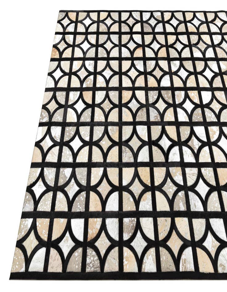 Detail image of  5' 2 x 7' 6 Cowhide Rug