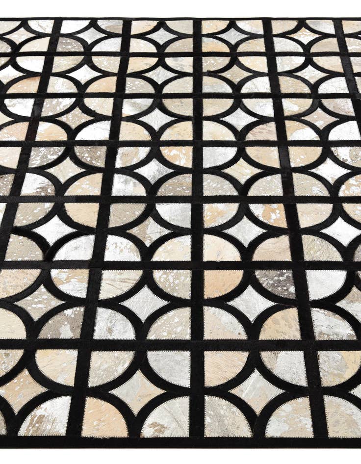 Detail image of  5' 2 x 7' 6 Cowhide Rug