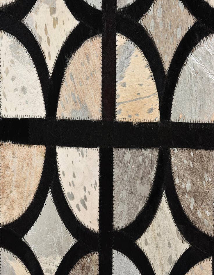 Detail image of  5' 2 x 7' 6 Cowhide Rug