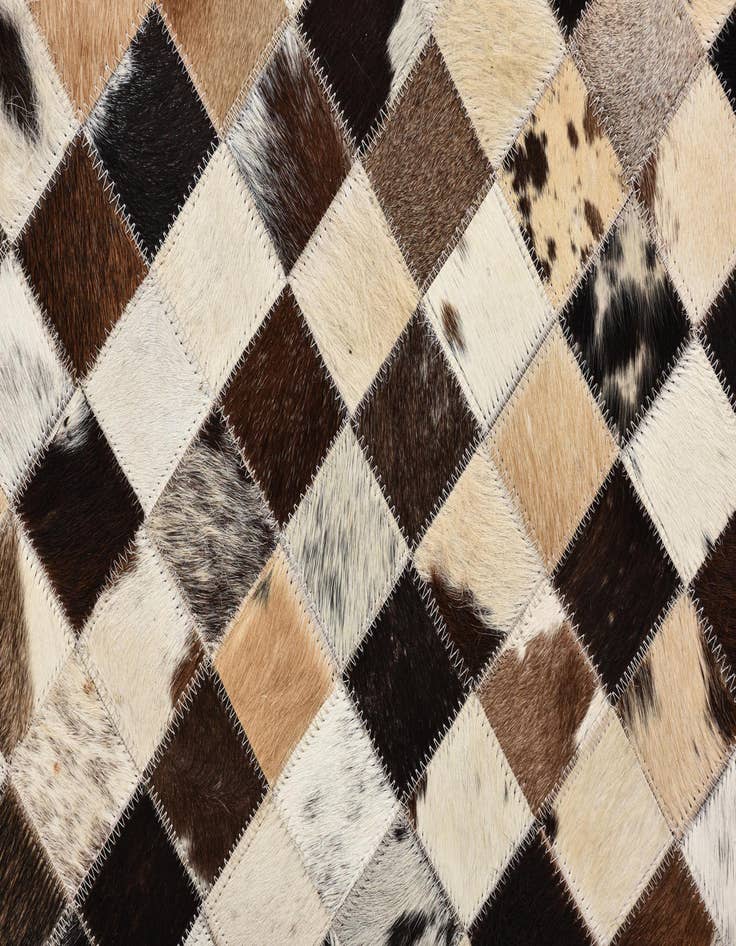 Detail image of  5' 4 x 7' 8 Cowhide Rug
