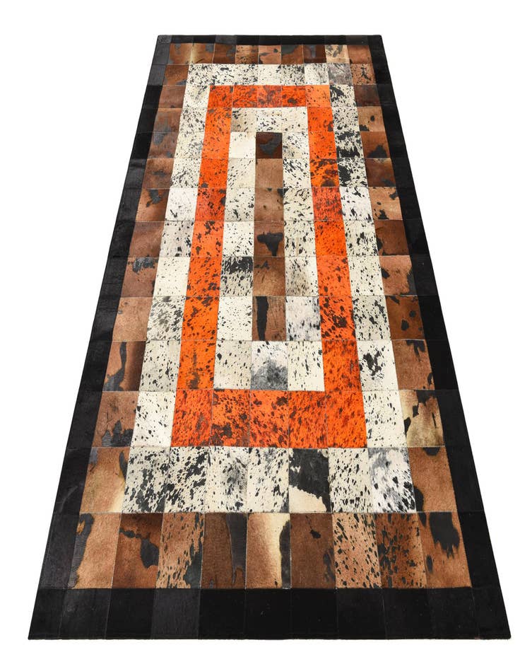 Detail image of  5' 1 x 7' 6 Cowhide Rug
