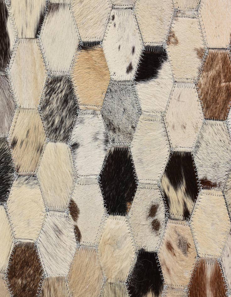 Detail image of  4' 9 x 8' Cowhide Rug