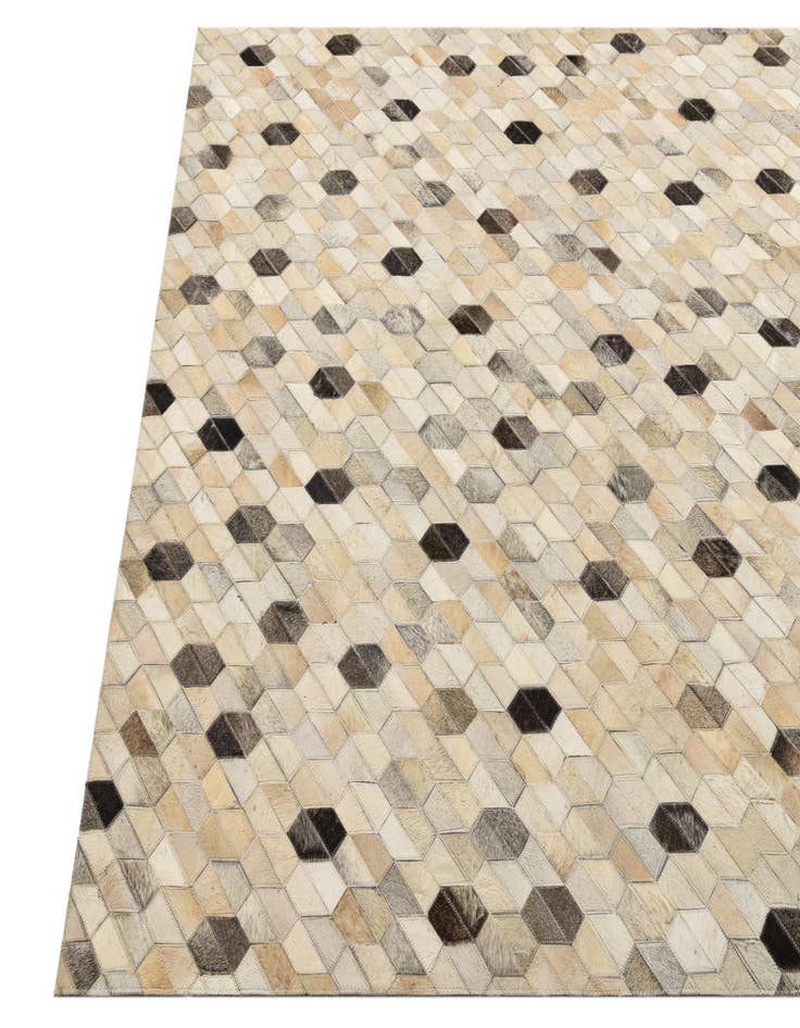 Detail image of  4' 8 x 6' 8 Cowhide Rug