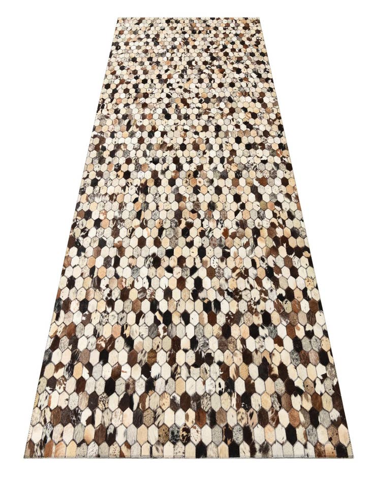 Detail image of  5' 1 x 8' 1 Cowhide Rug