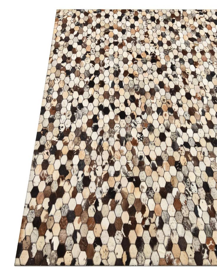 Detail image of  5' 1 x 8' 1 Cowhide Rug