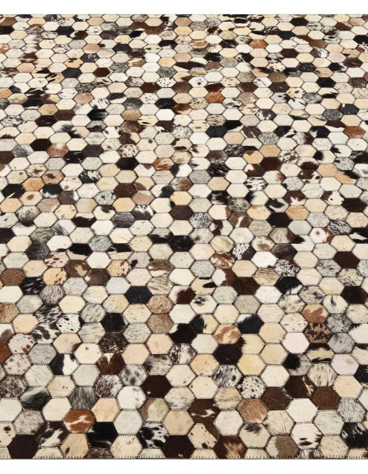 Detail image of  5' 1 x 8' 1 Cowhide Rug