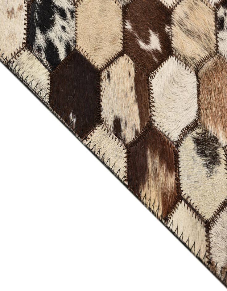 Detail image of  5' 1 x 8' 1 Cowhide Rug