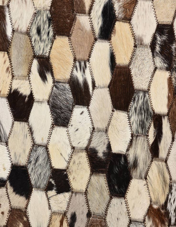 Detail image of  5' 1 x 8' 1 Cowhide Rug