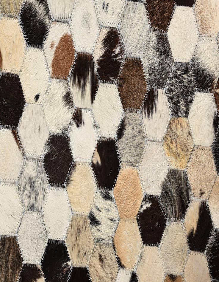 Detail image of  5' 1 x 8' Cowhide Rug