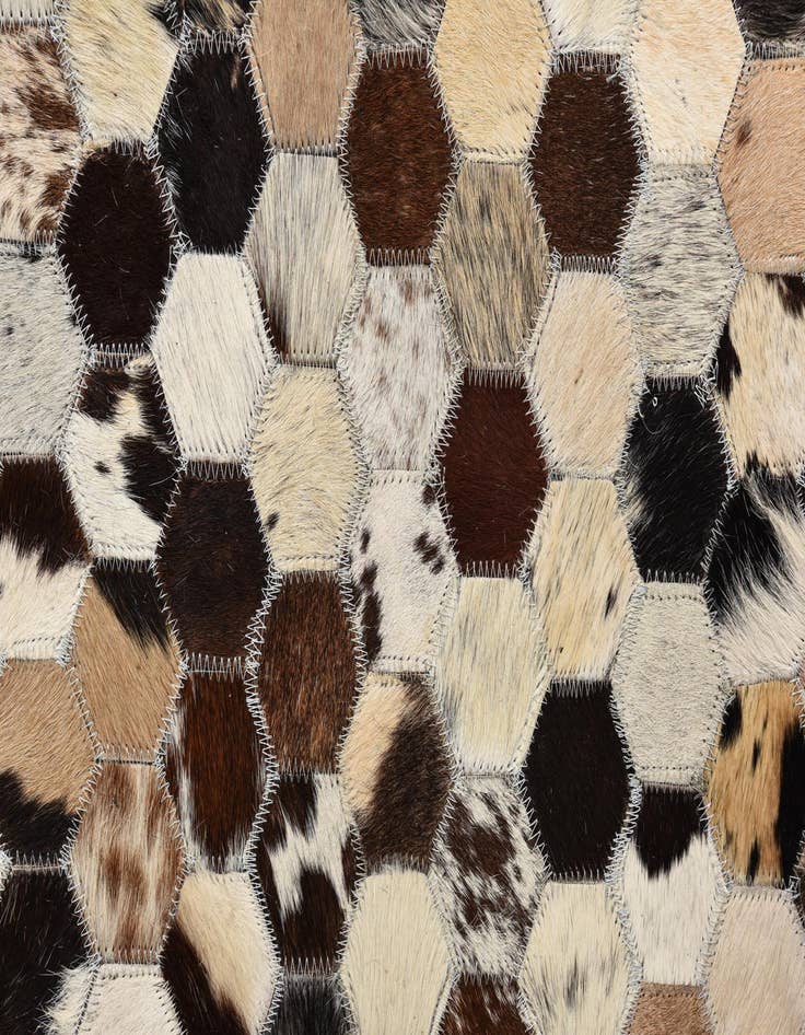 Detail image of  5' 2 x 8' Cowhide Rug