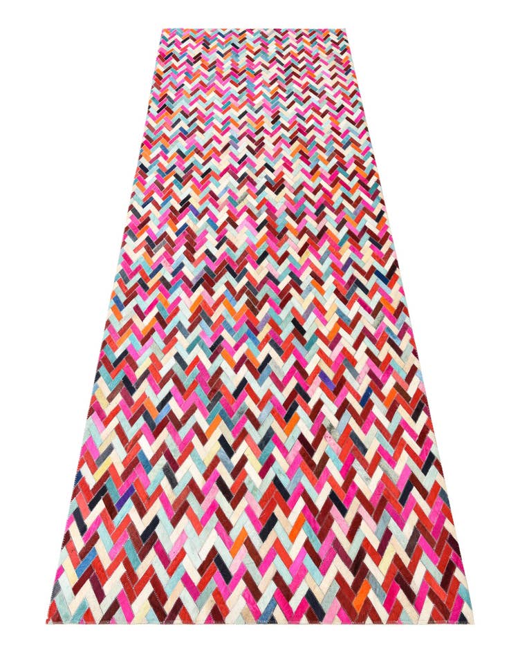 Detail image of  4' 1 x 8' 3 Cowhide Rug