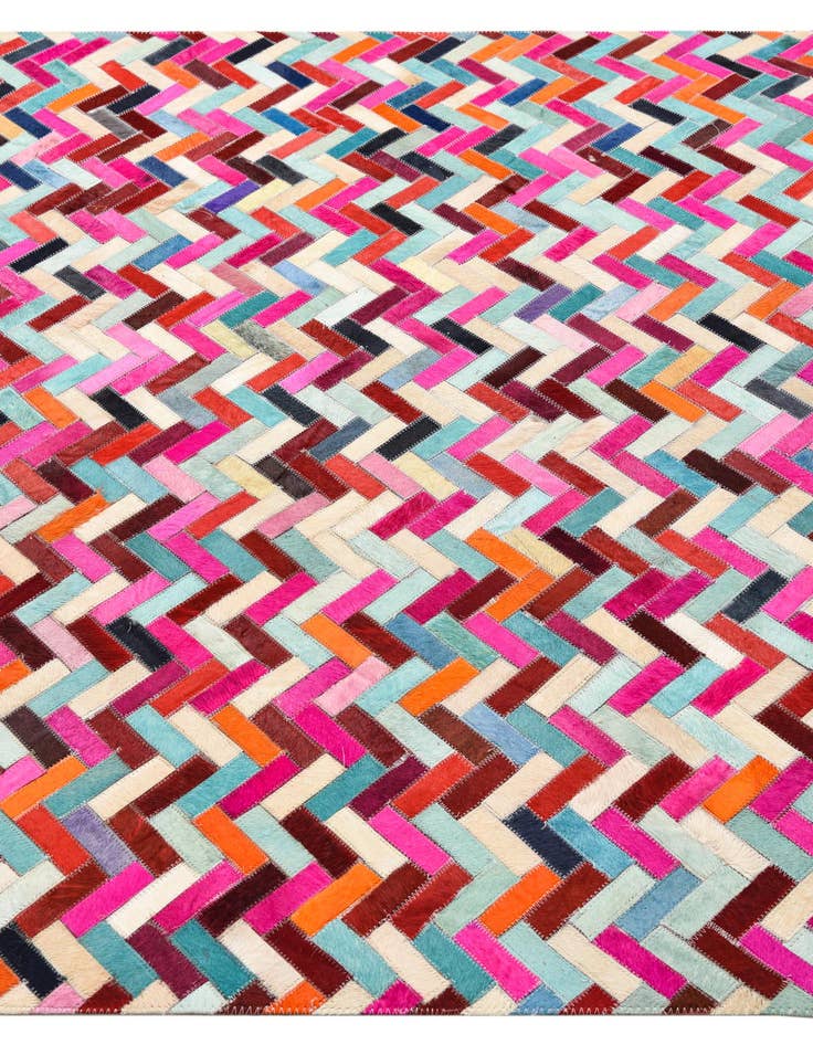 Detail image of  4' 1 x 8' 3 Cowhide Rug