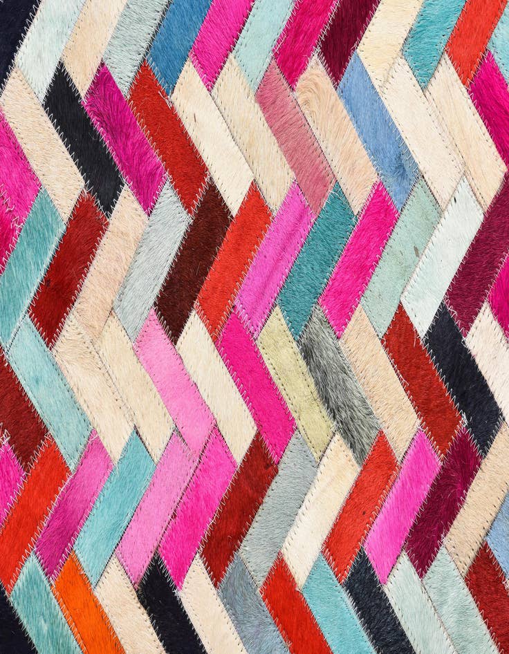 Detail image of  4' 1 x 8' 3 Cowhide Rug