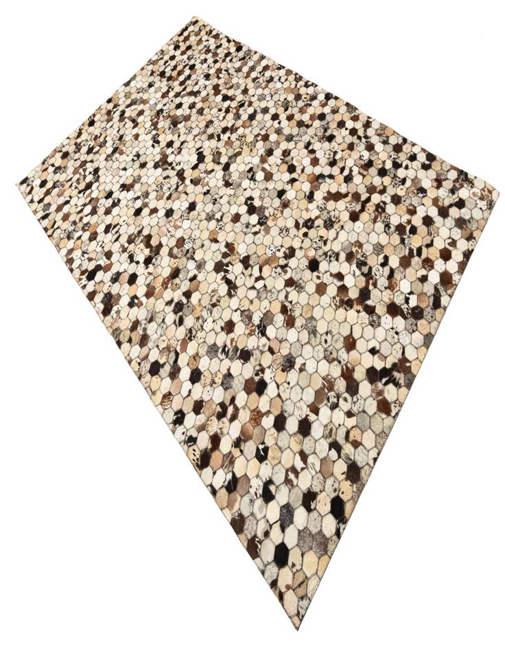 Detail image of  5' 1 x 8' 2 Cowhide Rug