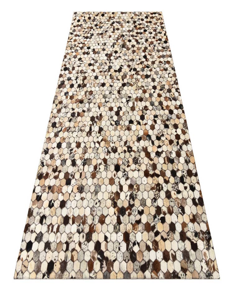 Detail image of  5' 1 x 8' 2 Cowhide Rug