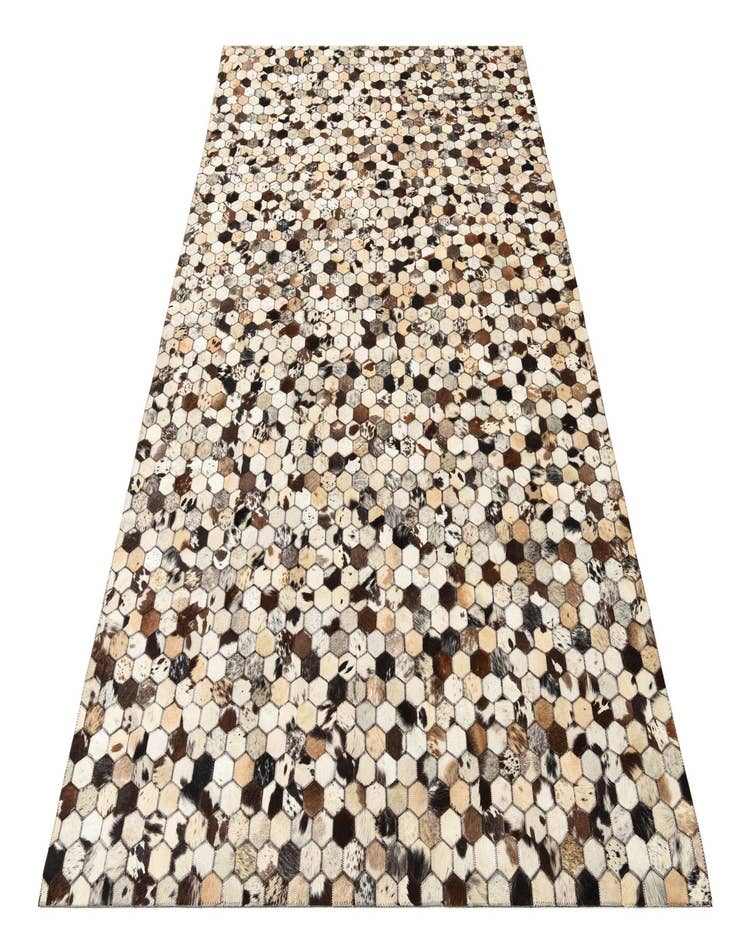 Detail image of  5' 2 x 8' 2 Cowhide Rug