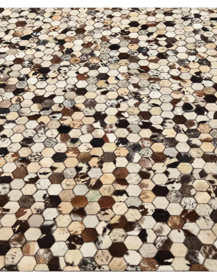 Detail image of  5' 2 x 8' 2 Cowhide Rug