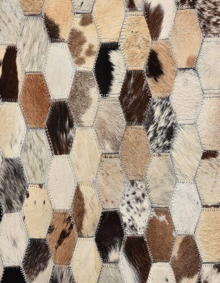 Detail image of  5' 2 x 8' Cowhide Rug
