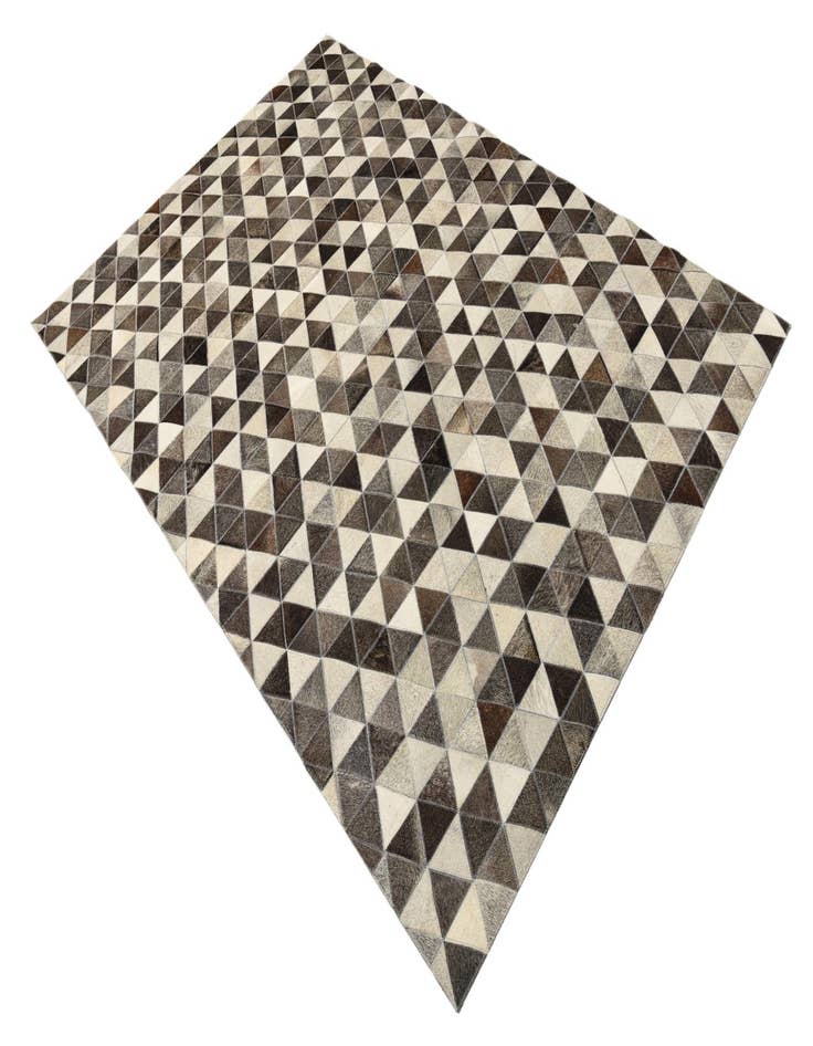 Detail image of  5' 1 x 7' 5 Cowhide Rug