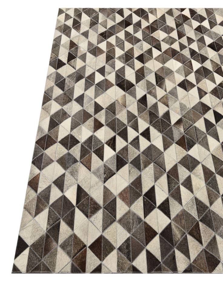 Detail image of  5' 1 x 7' 5 Cowhide Rug