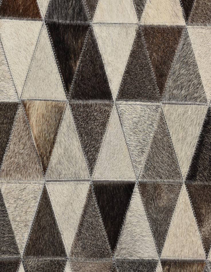 Detail image of  5' 1 x 7' 5 Cowhide Rug