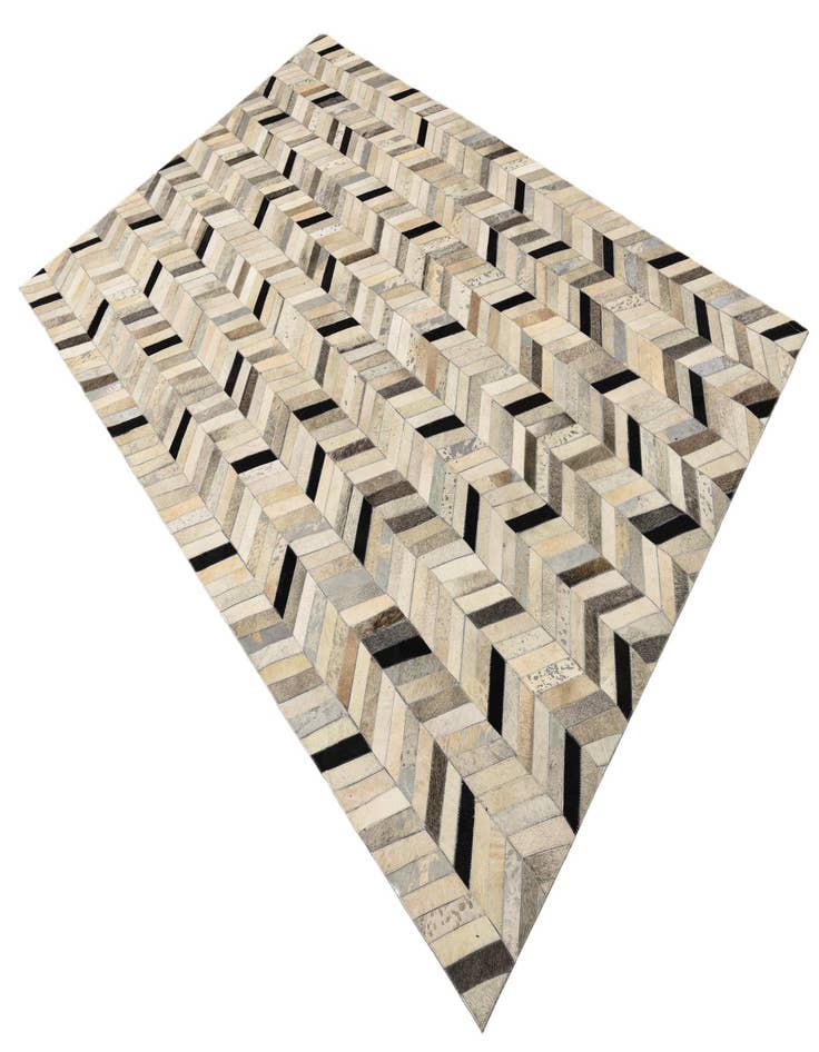 Detail image of  5' 3 x 8' Cowhide Rug