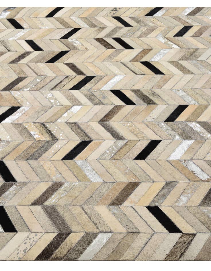 Detail image of  5' 3 x 8' Cowhide Rug