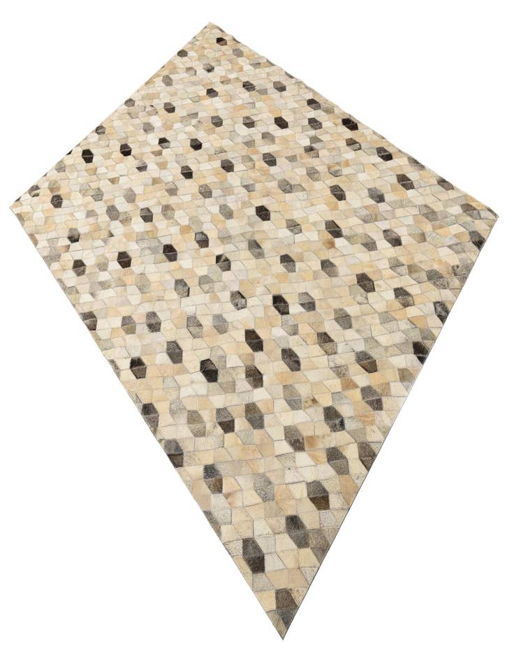 Detail image of  4' 8 x 6' 5 Cowhide Rug