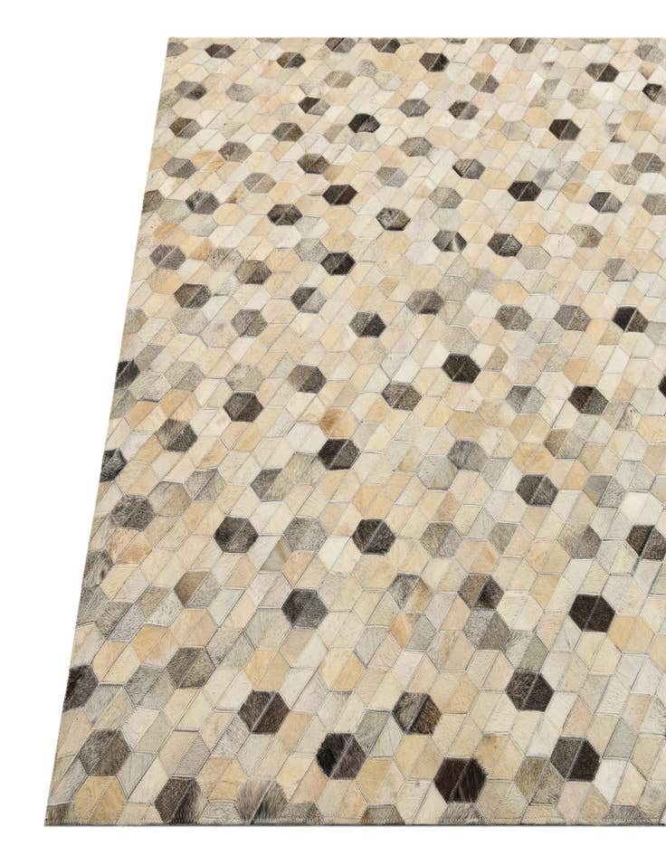 Detail image of  4' 8 x 6' 5 Cowhide Rug