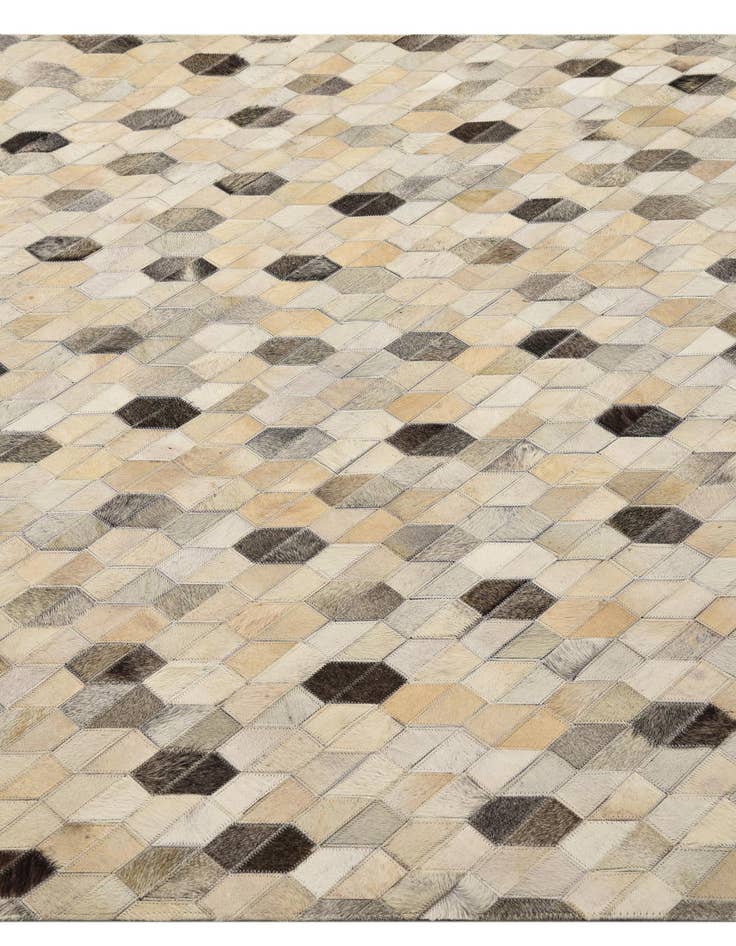 Detail image of  4' 8 x 6' 5 Cowhide Rug