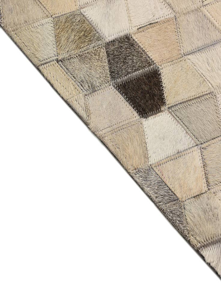 Detail image of  4' 8 x 6' 5 Cowhide Rug