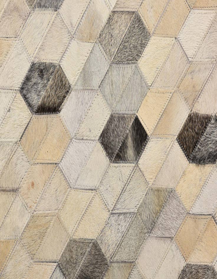 Detail image of  4' 8 x 6' 5 Cowhide Rug