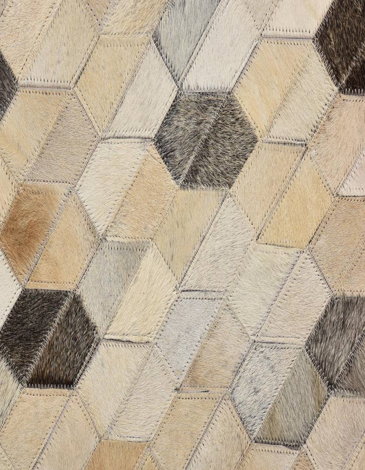 Detail image of  4' 8 x 6' 5 Cowhide Rug