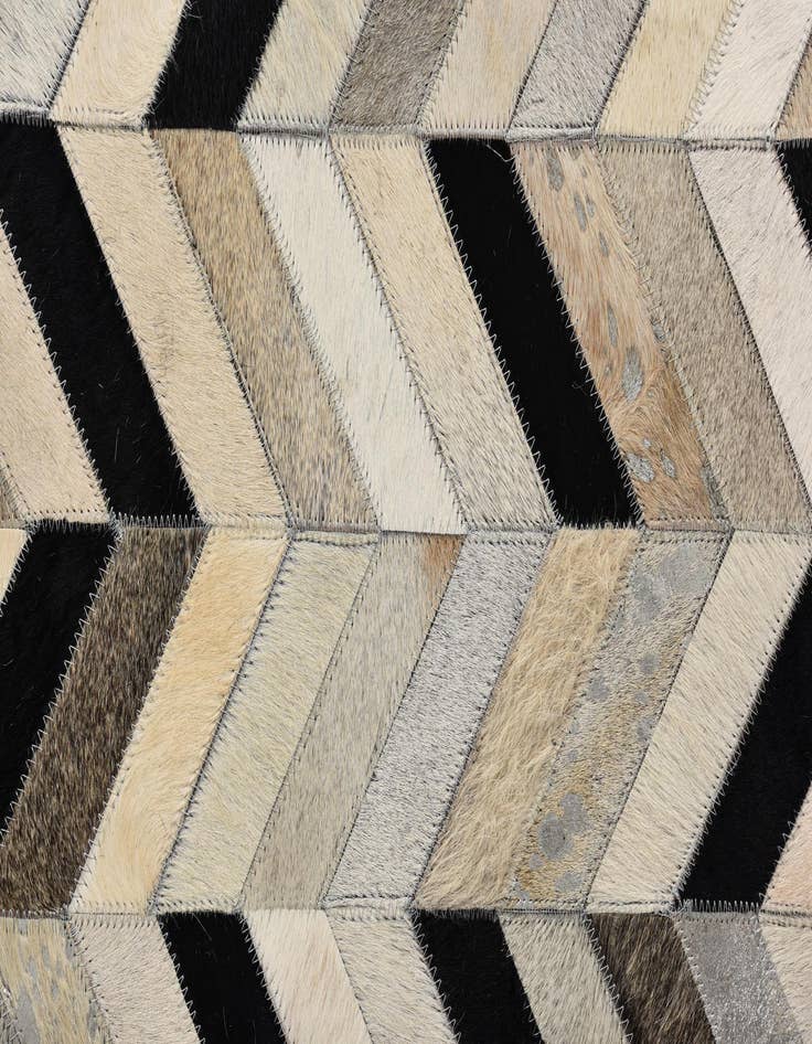 Detail image of  5' 2 x 8' 3 Cowhide Rug