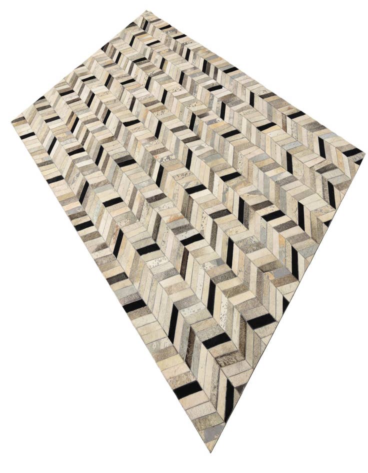 Detail image of  5' 3 x 8' 2 Cowhide Rug