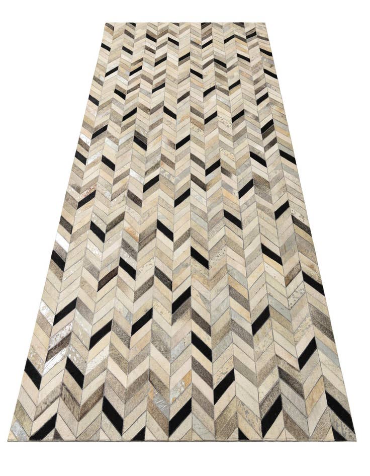 Detail image of  5' 3 x 8' 2 Cowhide Rug