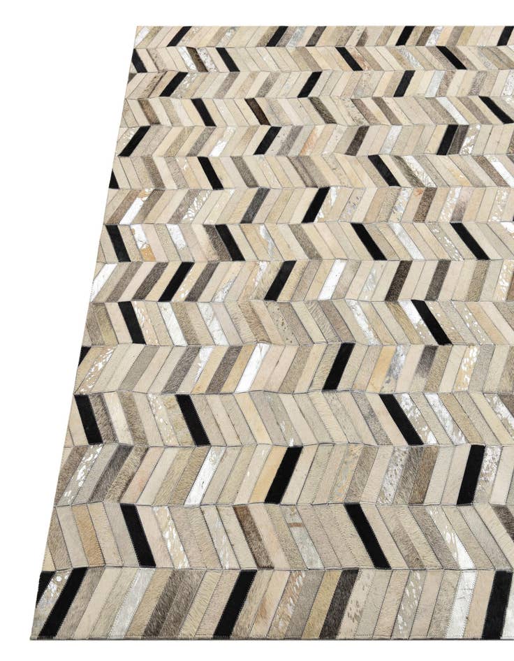 Detail image of  5' 3 x 8' 2 Cowhide Rug