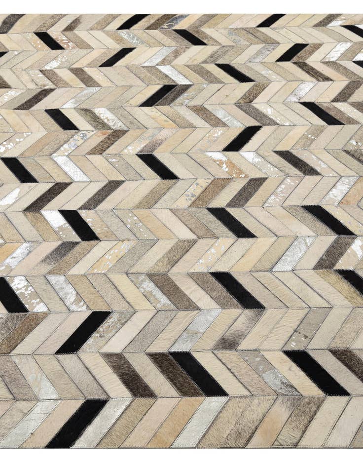 Detail image of  5' 3 x 8' 2 Cowhide Rug