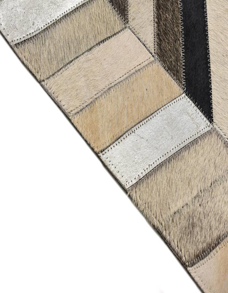 Detail image of  5' 3 x 8' 2 Cowhide Rug