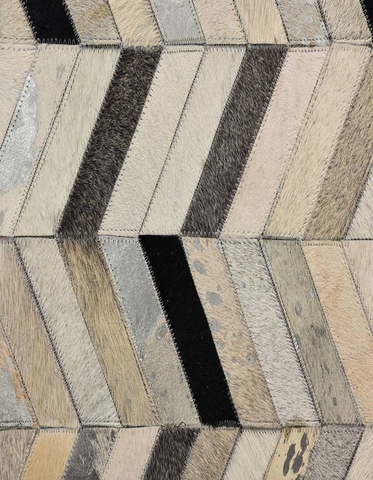 Detail image of  5' 3 x 8' 2 Cowhide Rug