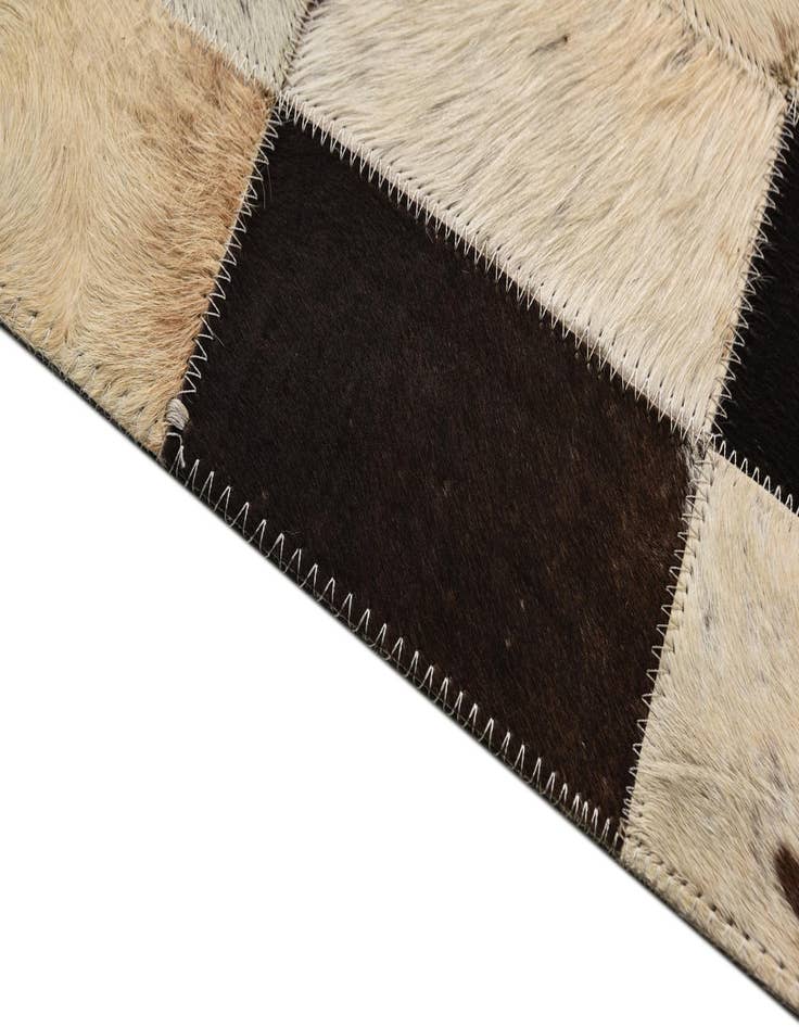 Detail image of  5' 2 x 7' 6 Cowhide Rug