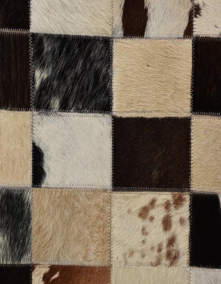 Detail image of  5' 2 x 7' 6 Cowhide Rug