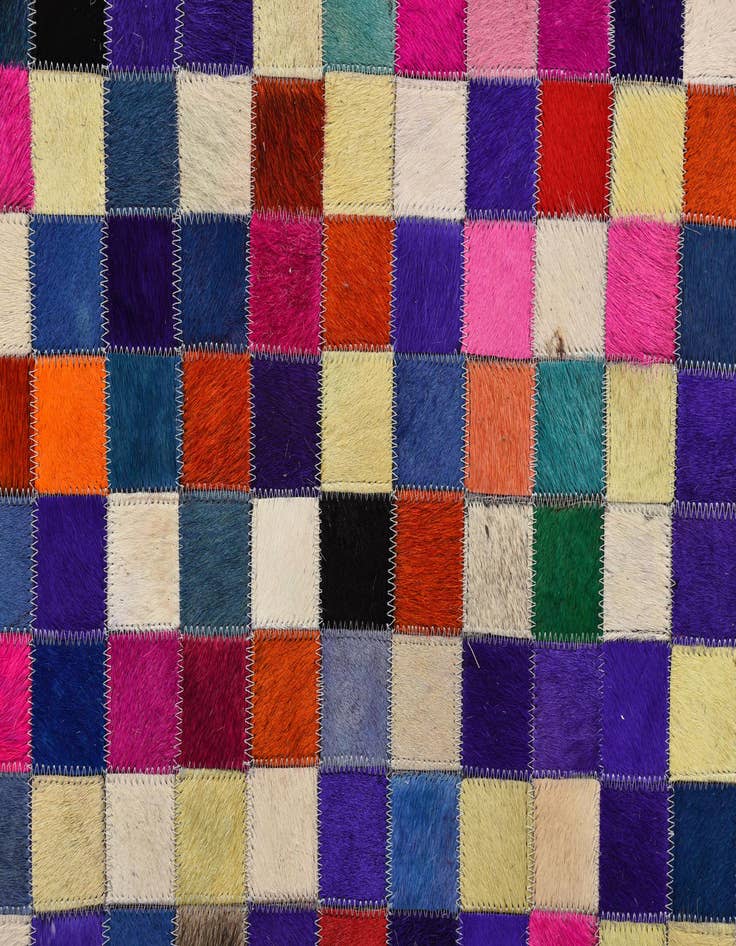 Detail image of  4' 10 x 6' 9 Cowhide Rug