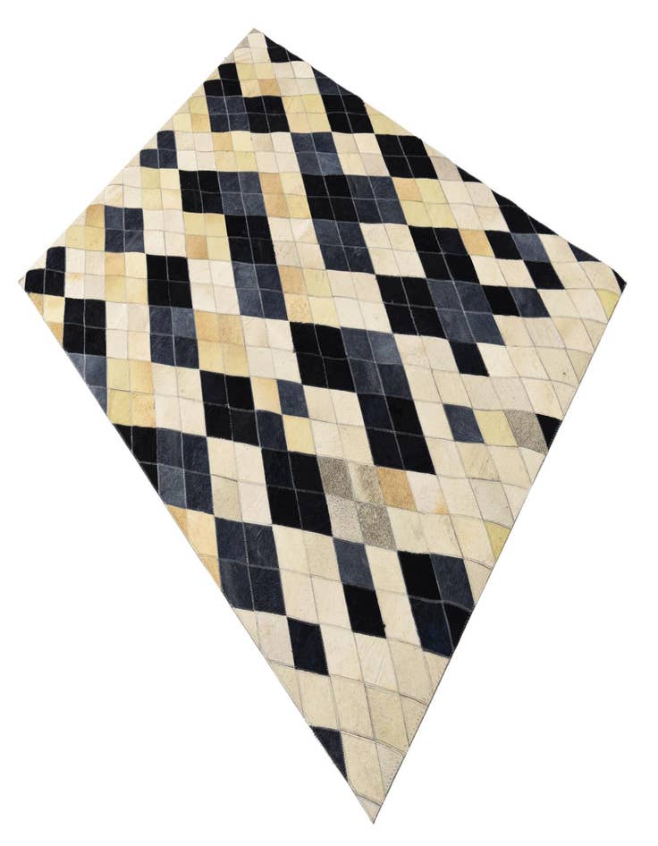 Detail image of 4' x 5' 10 Cowhide Rug