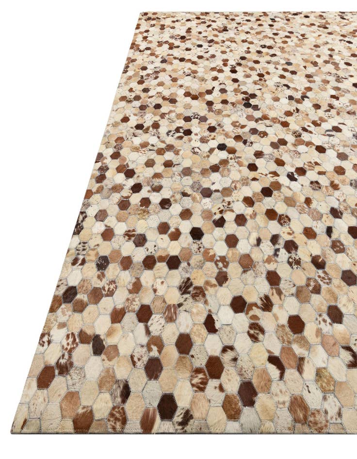 Detail image of  8' 1 x 9' 10 Cowhide Rug