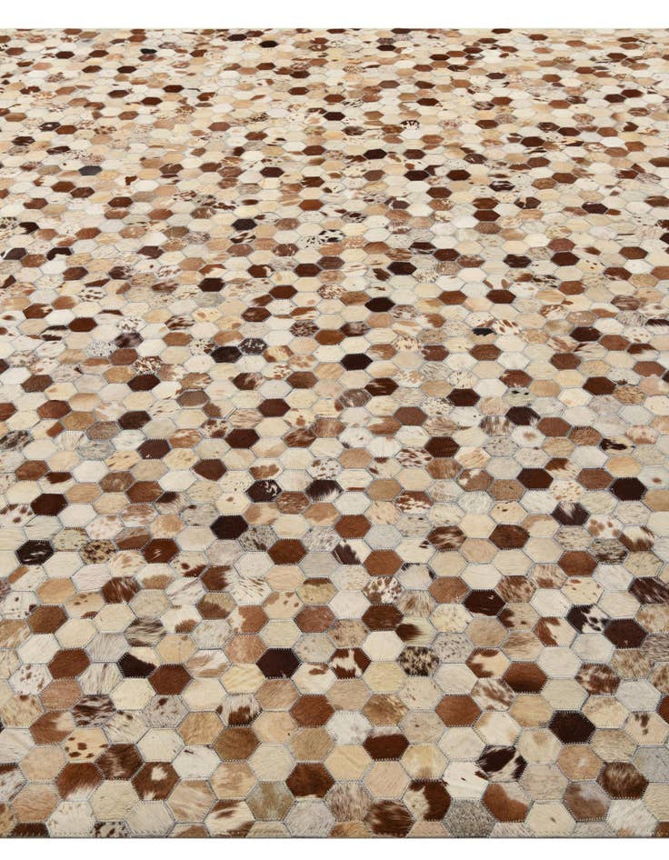 Detail image of  8' 1 x 9' 10 Cowhide Rug