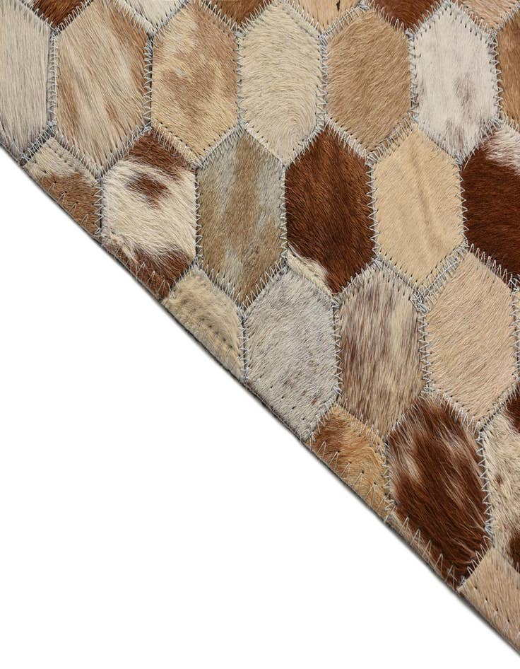 Detail image of  8' 1 x 9' 10 Cowhide Rug