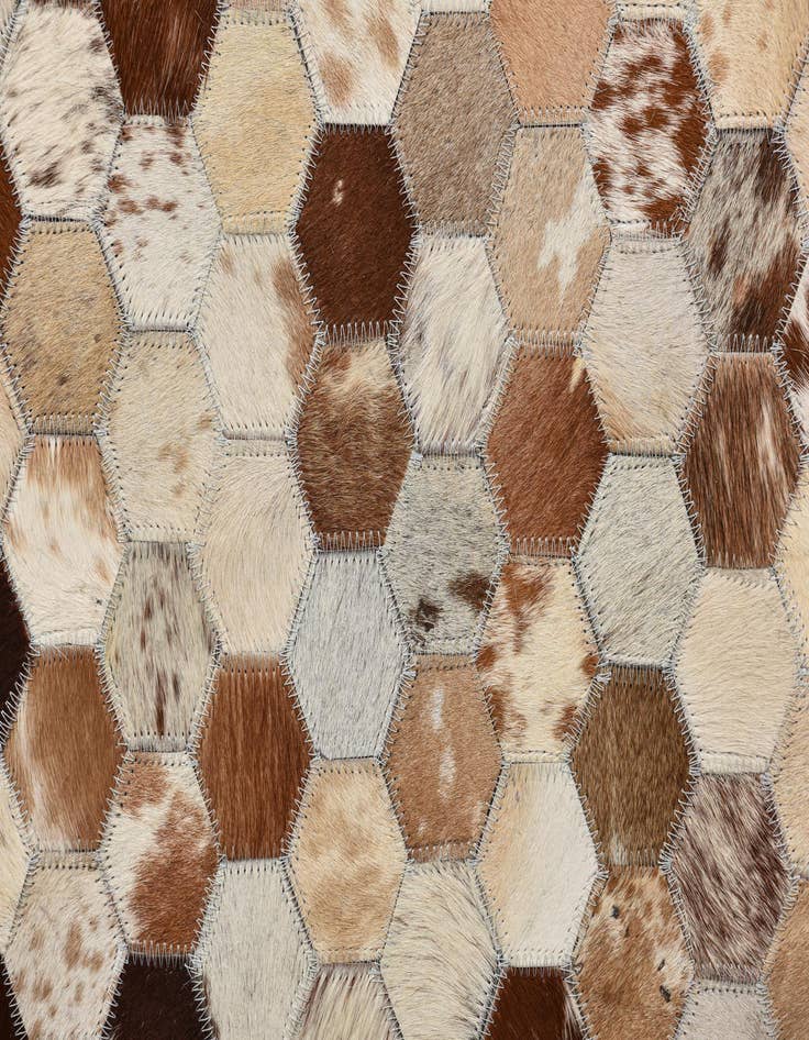 Detail image of  8' 1 x 9' 10 Cowhide Rug