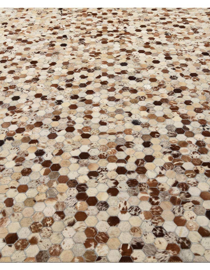 Detail image of  8' 3 x 10' 2 Cowhide Rug