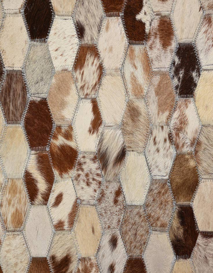 Detail image of  8' 3 x 10' 2 Cowhide Rug